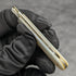 1926 British Vintage White Pearl Shell Handle Pure Silver Blade Folding Pen Knife